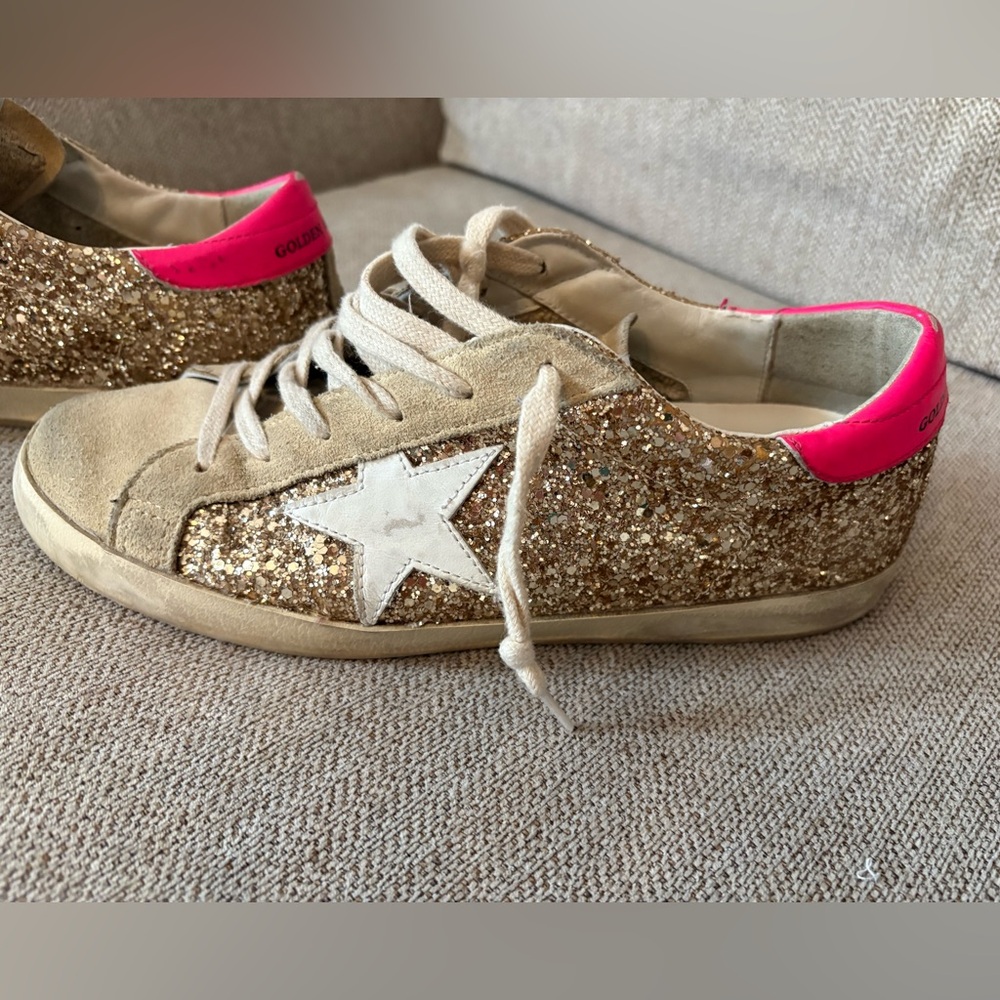 Authentic Golden Goose Super Star Sneakers- size 40